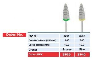 Abrasivo de CONOS DE PAPEL para pieza de mano HPBP39